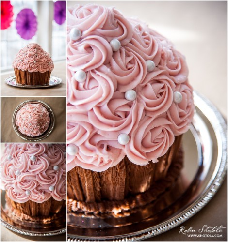 Giant Cupcake Birthday Cake